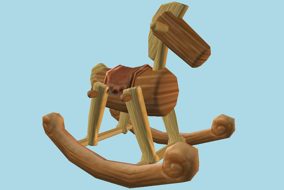 Luigi`s Mansion Rocking Horse 3d model